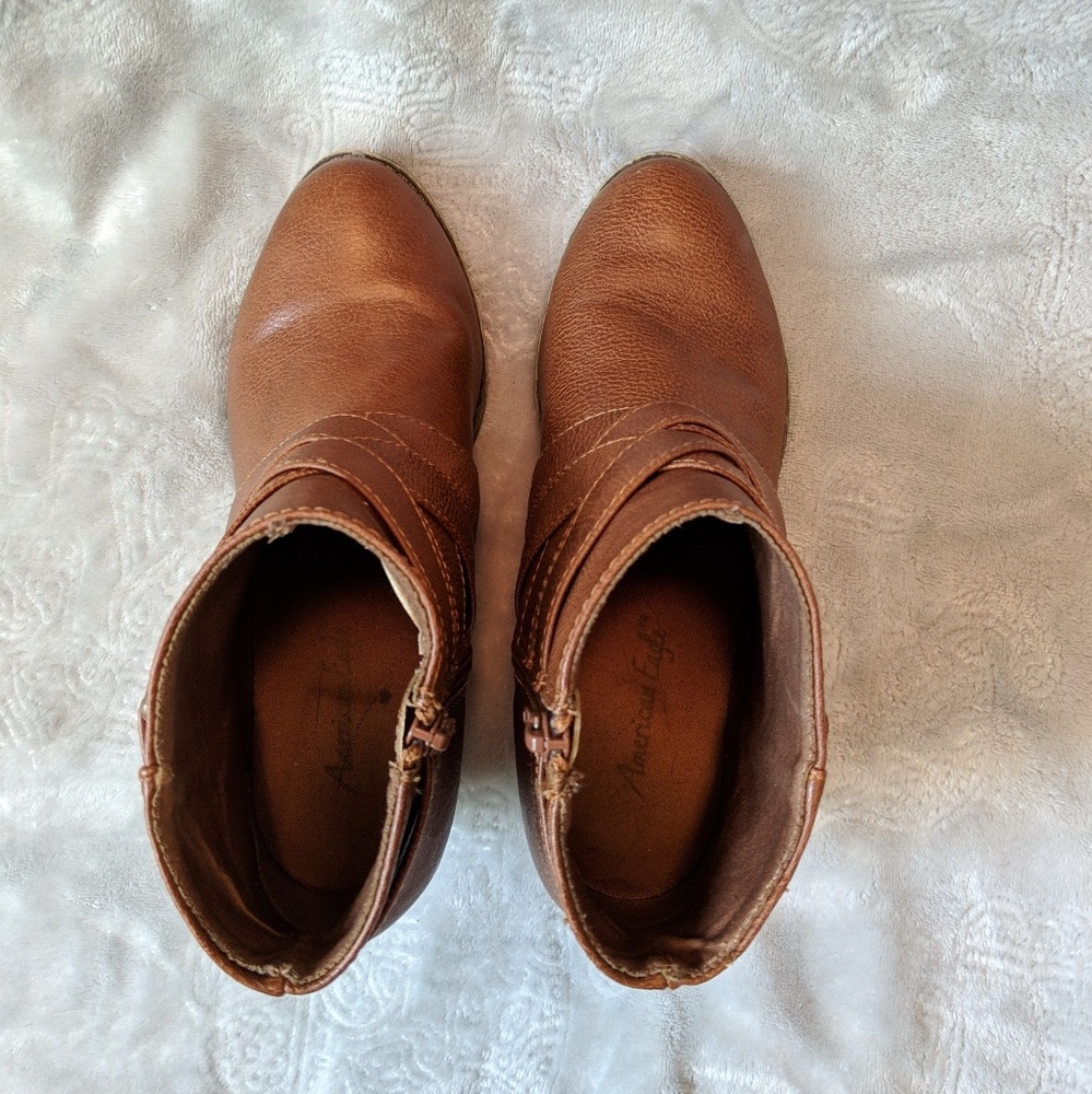 American Eagle Brown Heel Bootie - Picture 6 of 7